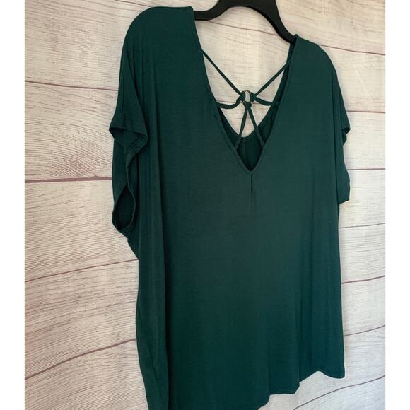 Papermoon Dark Green Blouse Ampton Back Detail Size XLP - Picture 14 of 14